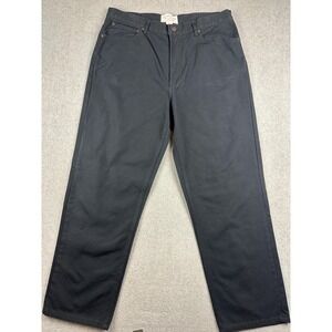 CC Filson Jeans Mens 38x30 Navy Blue 5 Pocket Straight Leg Cotton Twill Pants